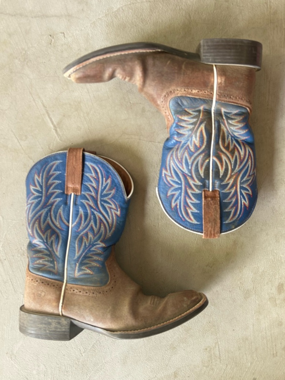 Ariat Brown Leather Western Boots